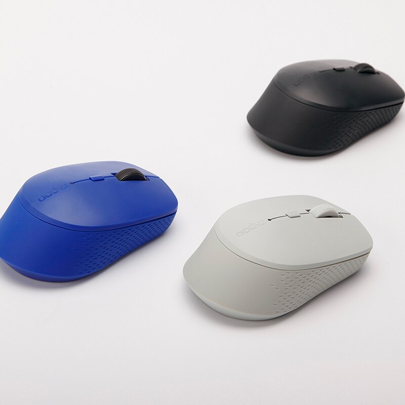 Orignial Rapoo Multi-mode Silent Wireless Mouse with Side buttons Bluetooth-compatible and 2.4GHz for Three Devices Connection