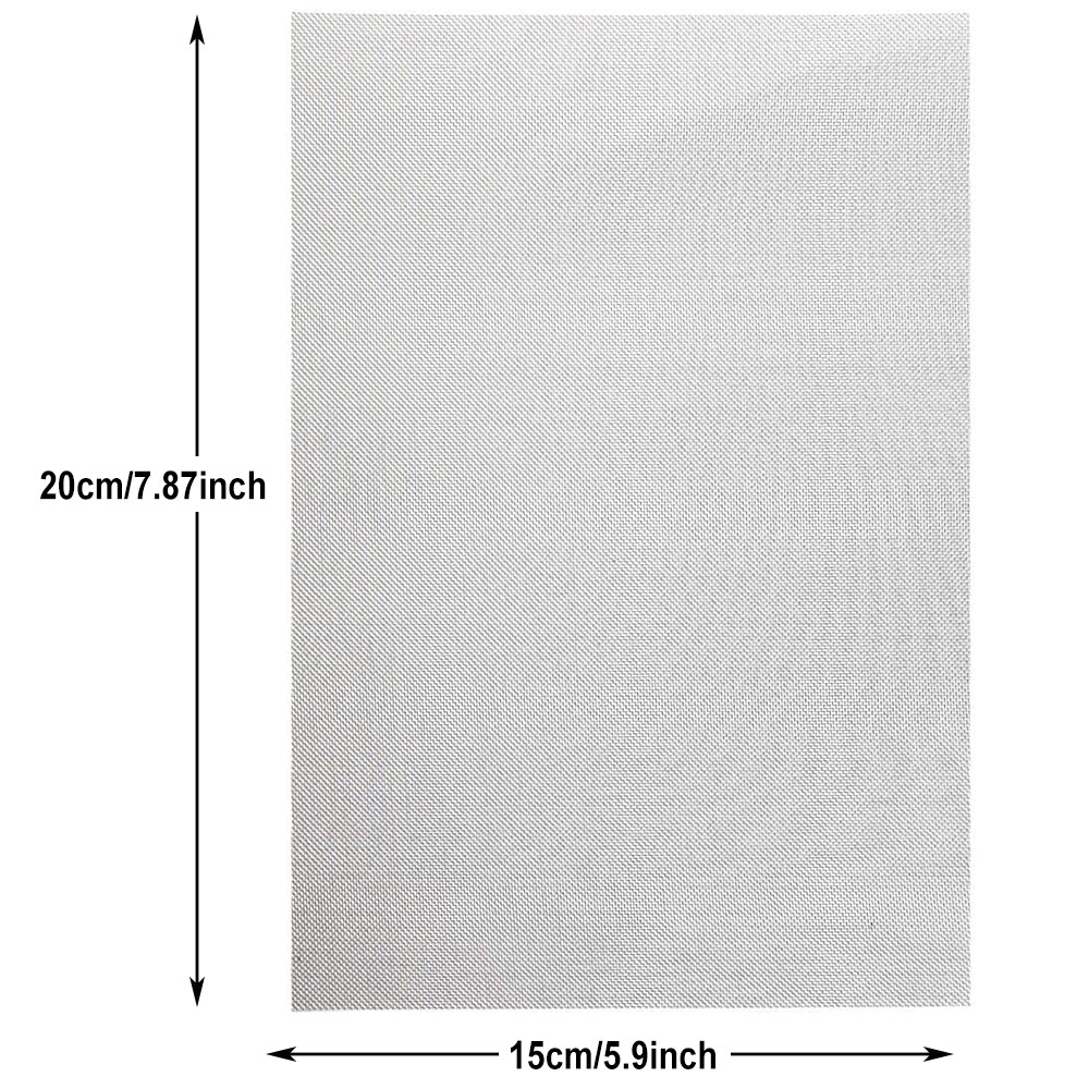 5/10/15/20 stk rustfritt stål armeringsnett 15*20cm sveiset nett for å reparere bilstøtfangere plastprodukter med glattejern