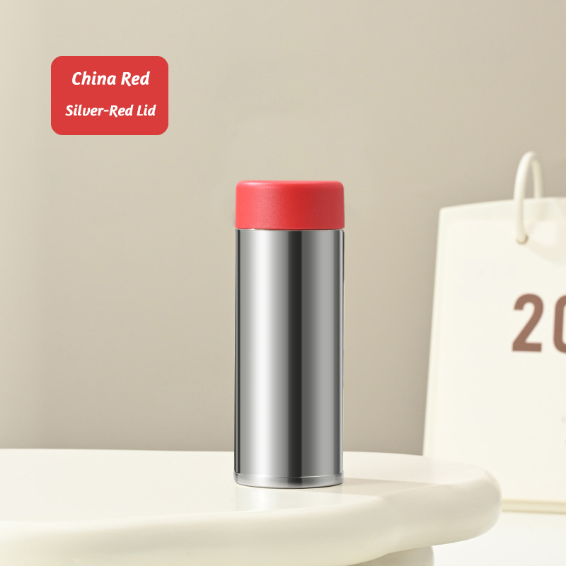 Vaso de aislamiento térmico al vacío portátil de acero inoxidable 316 grueso de pequeña capacidad de 120/150/180ml, termo, taza de bolsillo: Verde / 101-200 ml