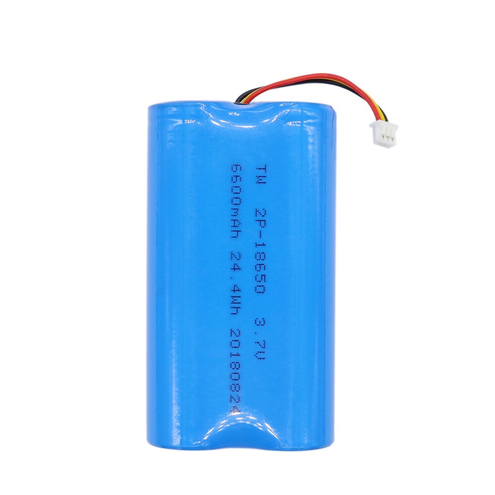 1s2p 18650 6600mah lithium batteries 3.7v 18650 li-ion rechargeable battery with wires and JST -XH 2Pconnector