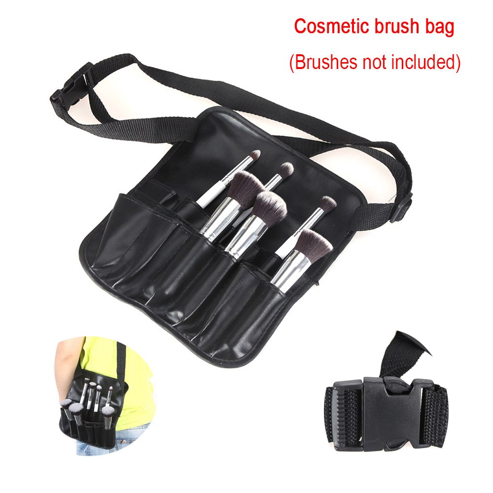 Draagbare make-up kwasten organizer houder pvc schort tas kunstenaars riem make-up tas cosmetische kwasten tas cosmetisch gereedschap