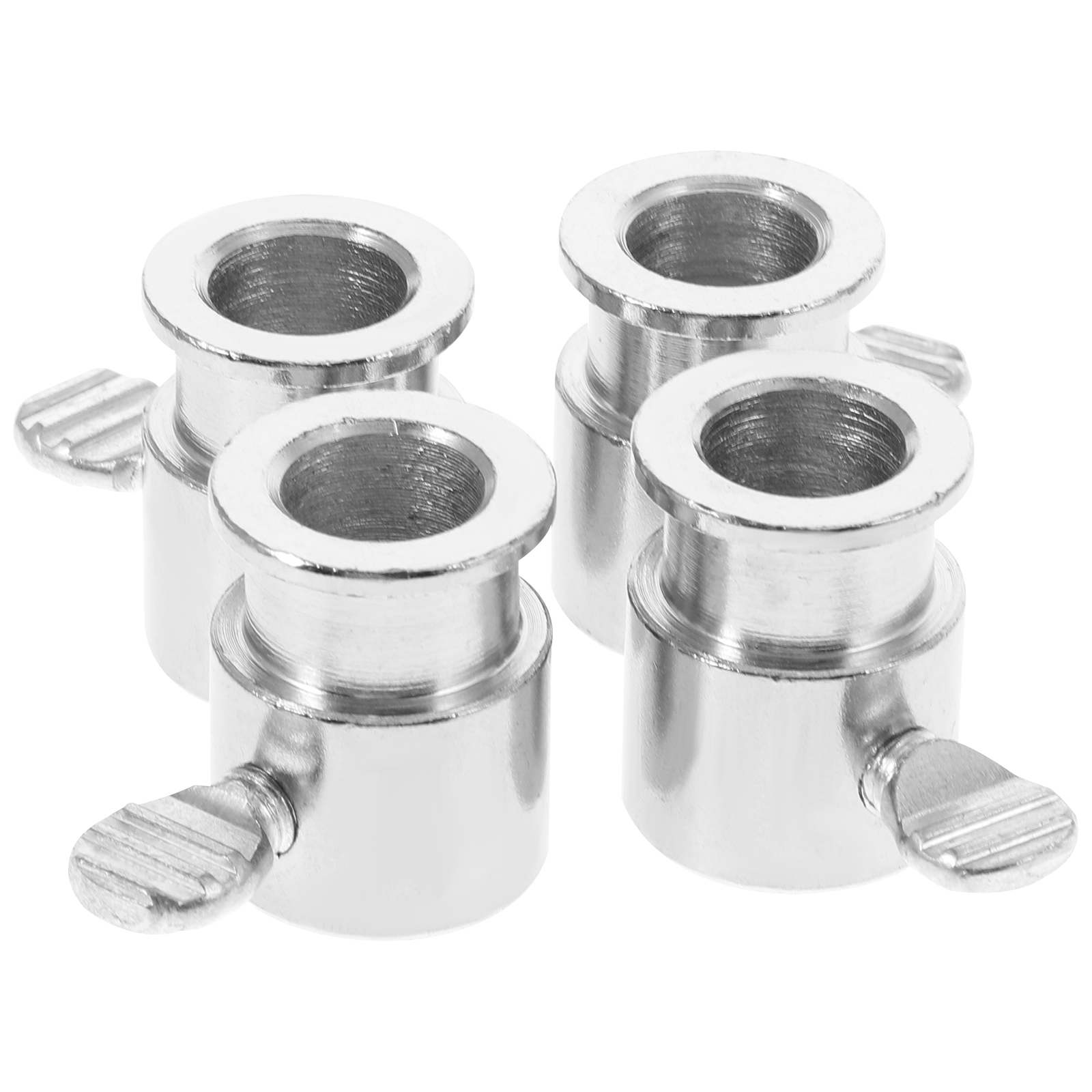 Fourchette à poulet électrique en fer, manchons de limite de gril de Barbecue, outil de Barbecue Durable, accessoires de four à gaz, collier d'arrêt de gril rotatif 4 pièces: Default Title