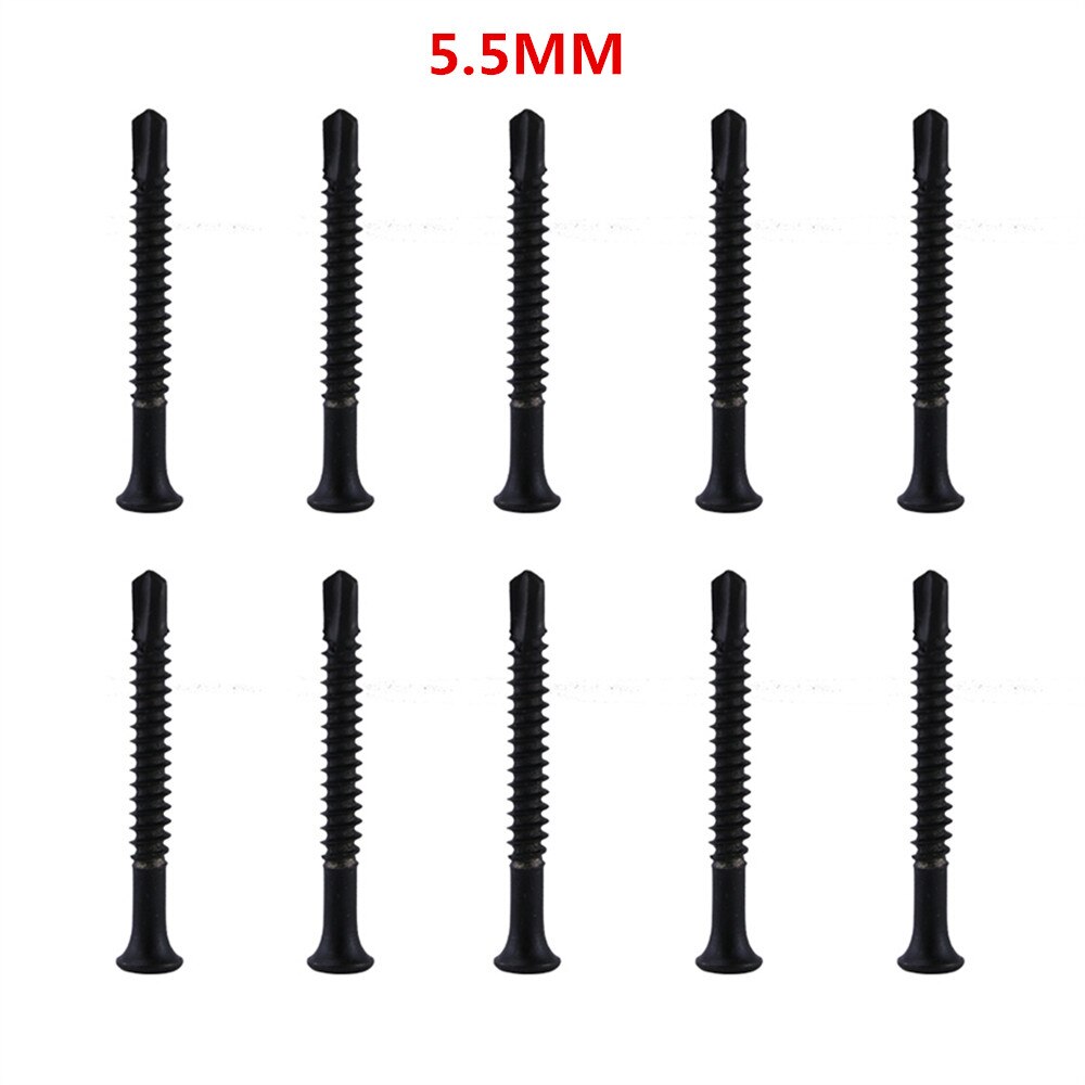 Strumento di estrazione del chiodo dell'estrattore del cilindro della serratura del fabbro e10pz/Borsa viti dell'estrattore del cilindro strumento di rimozione dell'estrattore del cilindro: 5.5mm