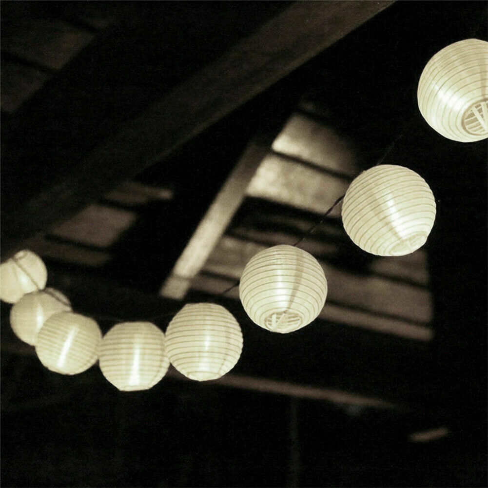 Solar-Led-Licht Wasserdichte LED Solar Power Chinesische Laterne Fee Lichterketten Garten Party Lampe Für Hochzeit Straße Girlande: ROSE / 11-15W