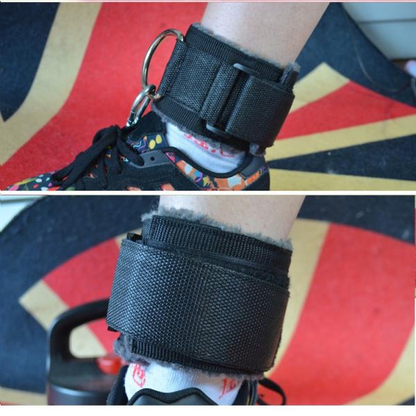Correa de tobillo acolchada para ejercicio físico, brazalete para glúteos, extensiones de piernas