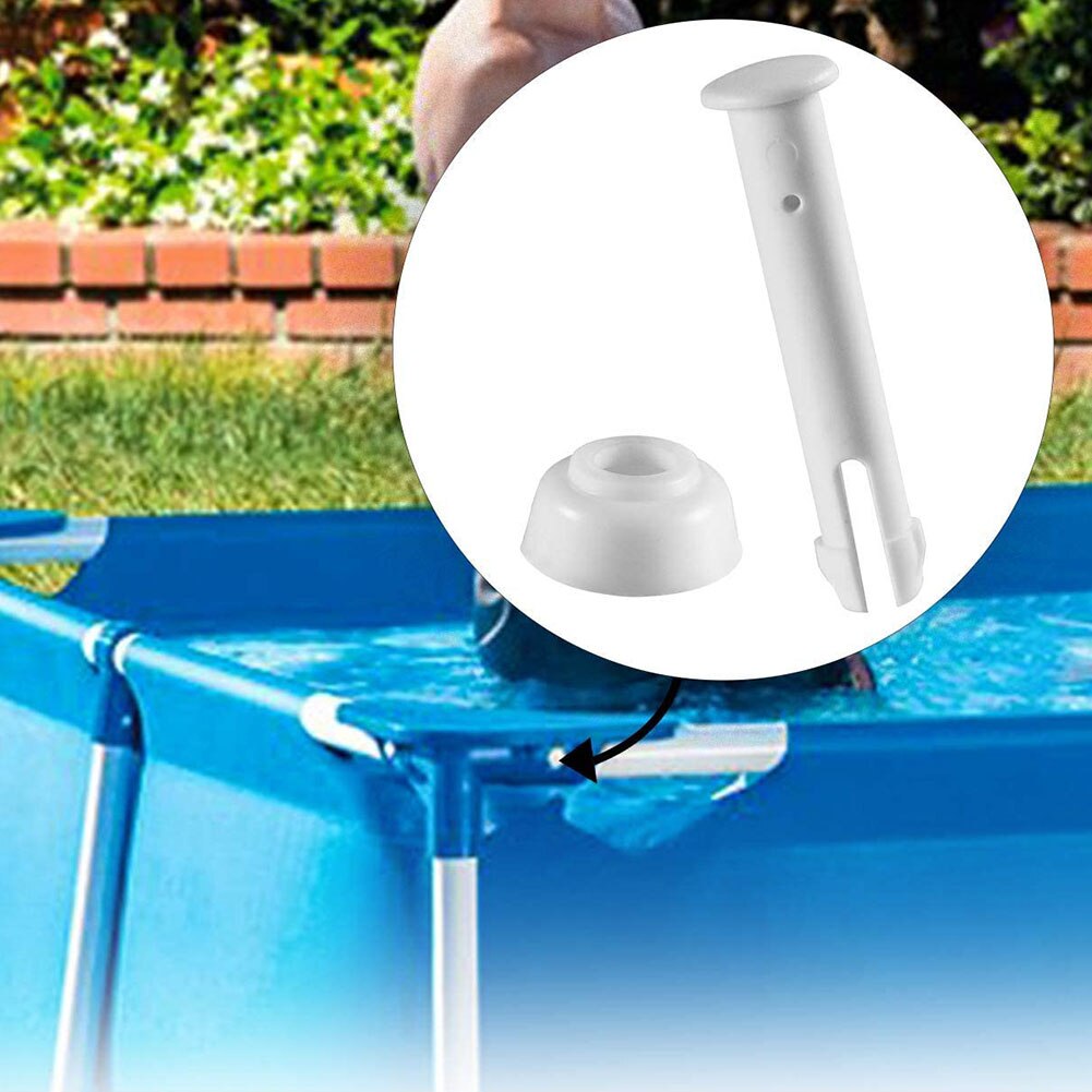 Goupille de Joint de piscine en plastique, 12 ou 2.16 pouces, avec Joint en caoutchouc, pièce de rechange Durable et robuste