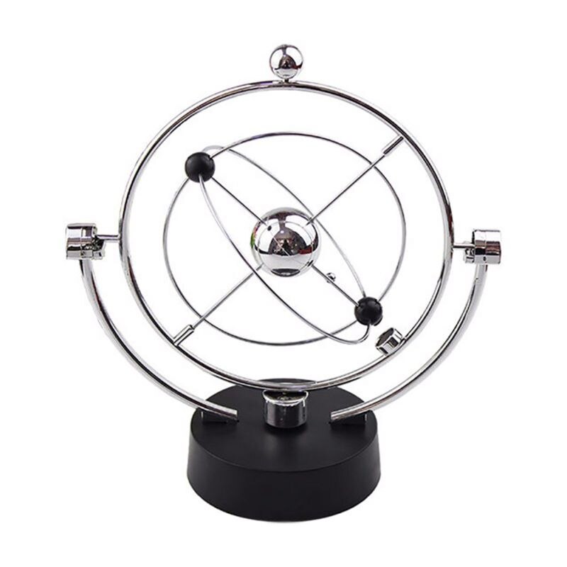 Liineparalle Newton’s Cradle Globe Orbital agnetic Swinging Hoe