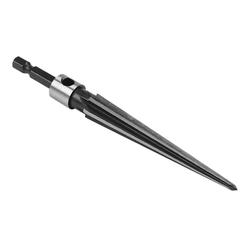 JEYL Taper Reamer 3-13mm Hex Shank Reamer Fluted Hand Held Steel Bridge Pin Hole Chamfer Woodworking Cutting Tool Core Drill Bit