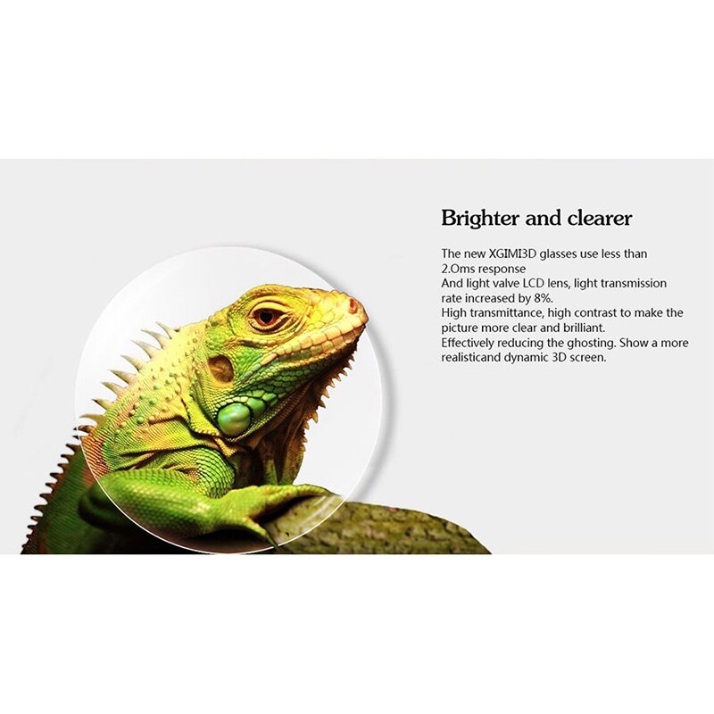 4 Pcs Active Shutter 3D Bril Voor Dlp Link Compatibel 96-144Hz Met Optama /Acer/Benq/Viewsonic/Xgimi Dlp Link Projectoren