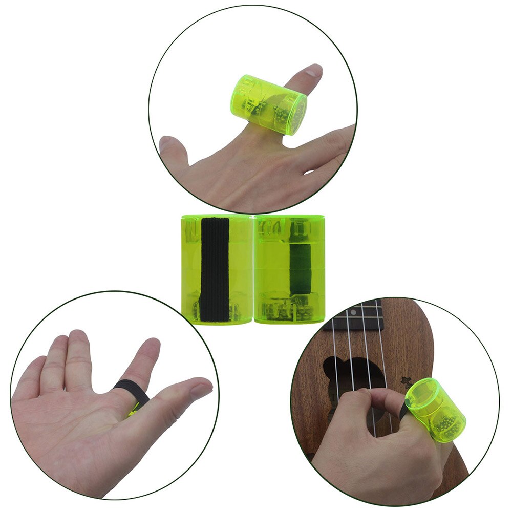 Muslady Ukulele Vinger Zand Shaker Hamer Ritme Vinger Shot Voor Gitaar Begeleiding Accessoire