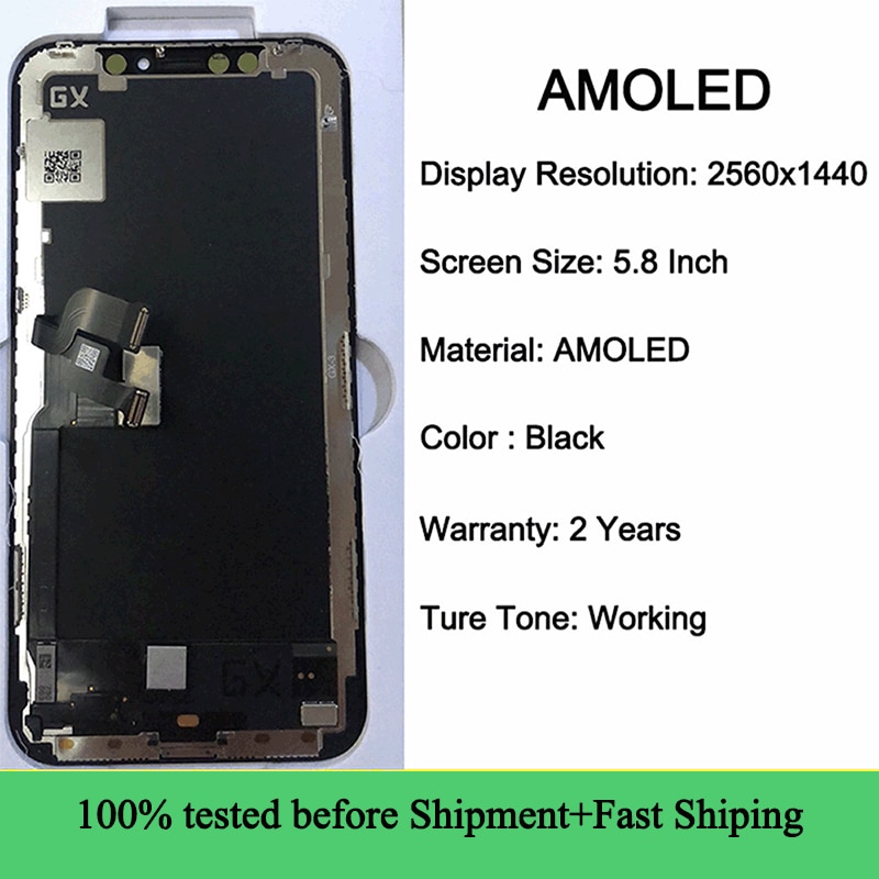 Amoled Display Voor Iphone X Xs Lcd Touch Screen Vervanging Goede 3D Touch Lcd Voor Iphone X Xs Display screen Met Gereedschap