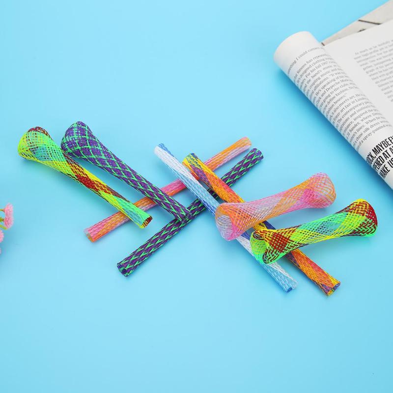 12Pcs Plastic Flexible Colorful Cat Spring Toys Pet Interactive Playing Toy for Cat Kitten Training Funny Toys Cat Products