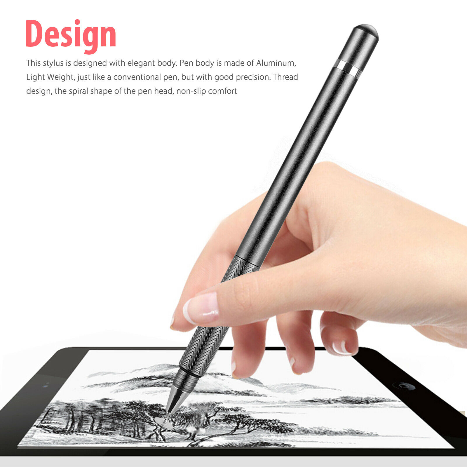 Stylet intelligent à écran tactile capacitif actif, crayon de dessin magique, pour téléphone Android, iPad, Samsung, tablette, accessoires