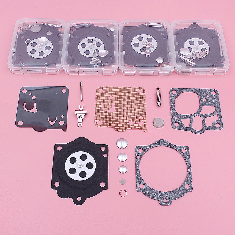 Kit de reparación de reconstrucción de diafragma de carburador, piezas de herramientas de motosierra para Stihl 066, 050, 051, 056, 064, 076, MS660, Walbro 11-WJ, 5 unids/lote
