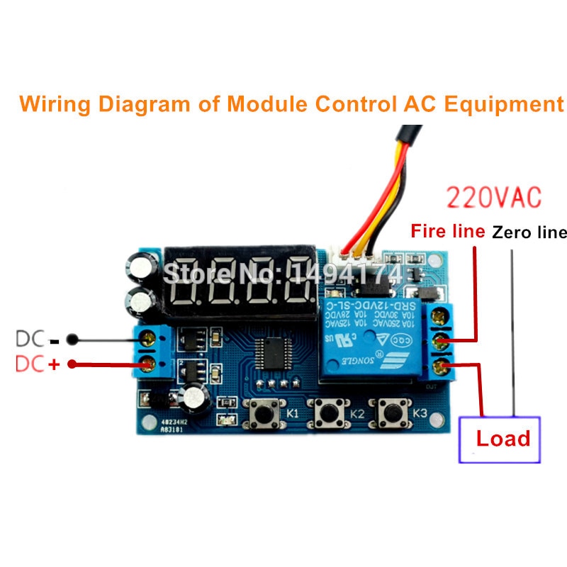 WQScosea QS336 12V Digital Intelligent Thermostat Incubator Switch DS18B20 Sensor Temperature Controller Delay Timer Time Rel