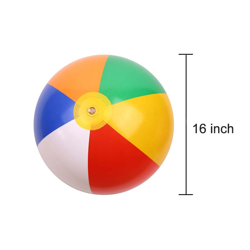 1x Goede 6 Kleur Strand Bal Glossy Vinyl Giant Zwe... – Grandado