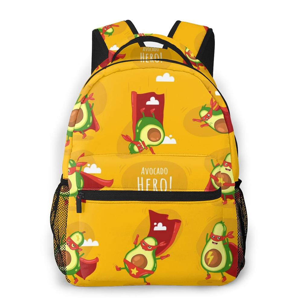 Backpack Women Backpack Shoulder Bag Avocado Pattern School Bag For Teenage Girl Children Backpacks Travel Bag: colour12