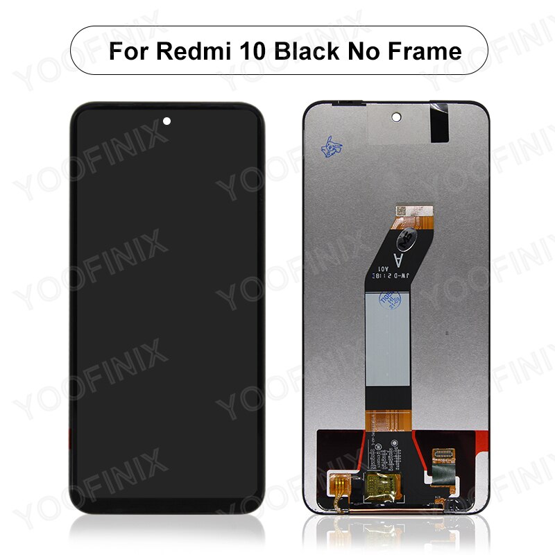 6.5 "Originele Voor Xiaomi Redmi 10 Lcd-scherm 21061119AG Touch Screen Voor Redmi 21061119DG Lcd Digitizer Vervangende Onderdelen
