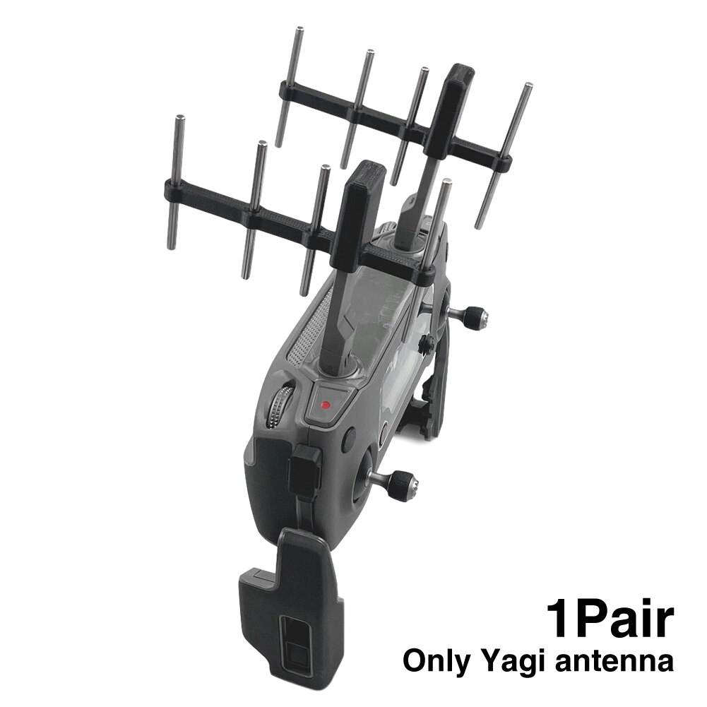 1 par letvægts rækkevidde 2.4g 5.8g rustfast yagi antenne forstærker bærbar signal booster til dji mavic mini pro 2 air