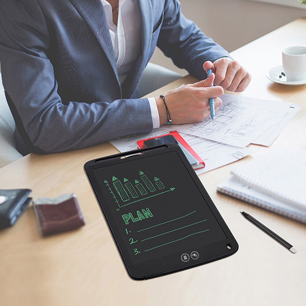 8.5/10/12 inch LCD Writing Tablet Partially Erasing Drawing Board Electronic Thick Pen Highlight Pads DIgital Tablets