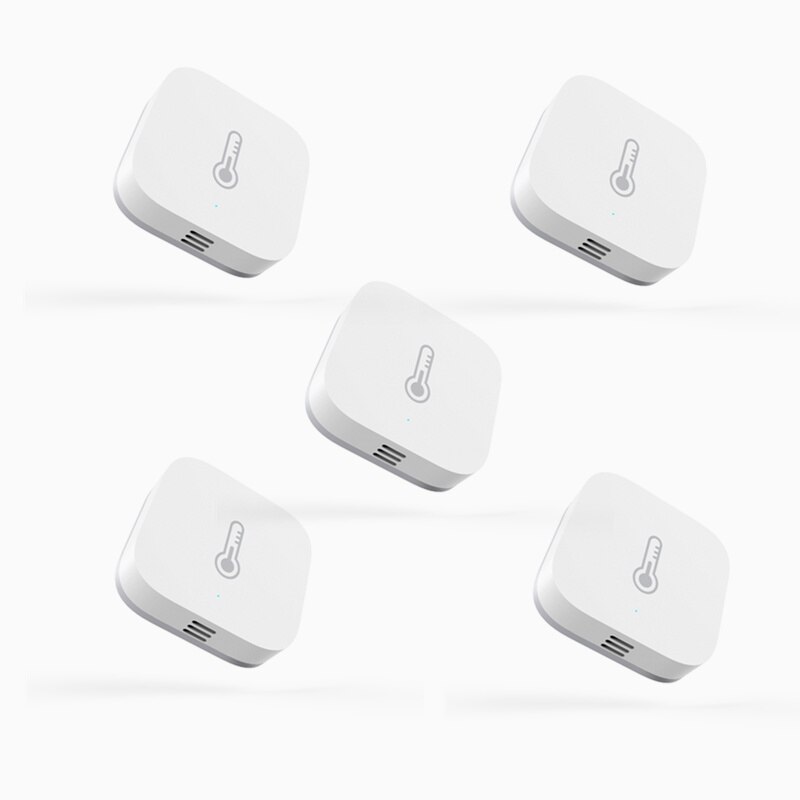 MI Mijia Sensor Aqara Smart Air Pressure Temperature Humidity Environment Sensor Smart Control via Mihome APP Zigbee Connection: 5 PCS Aqara Sensor