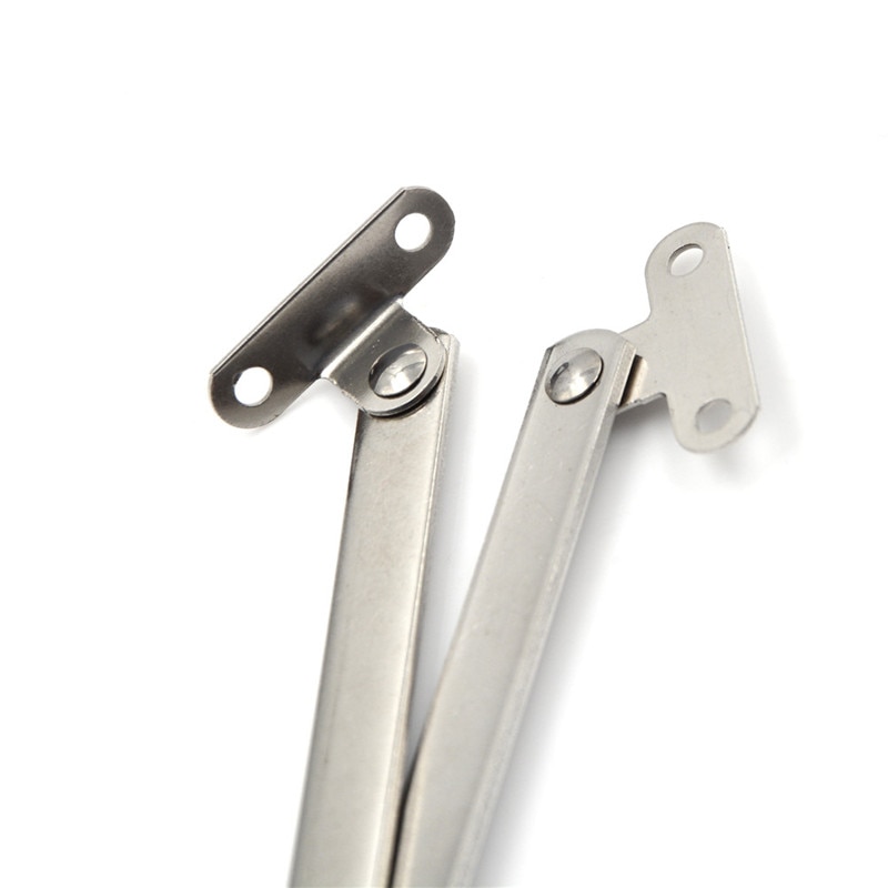 2Pcs Cabinet Stay Lid Folding Flap Lift Up Down Guide Slot Kitchen Door Tool