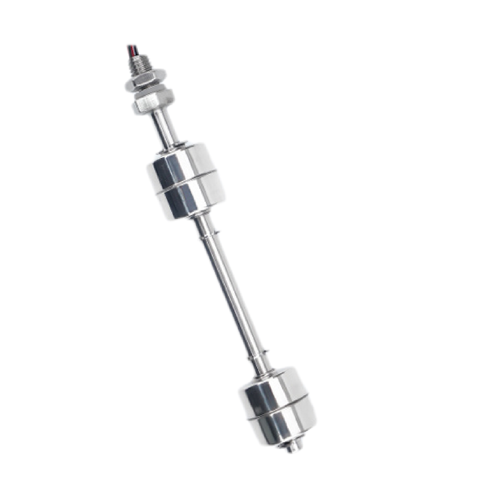 Side mounted stainless steel float switches liquid level sensor waterproof dual ball 304 water tank level controller