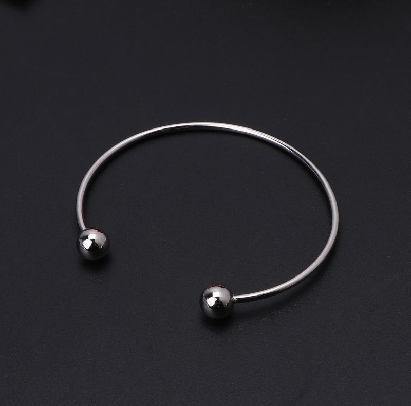 Bal Sluiting Verstelbare Draad Blank Armband Uitbreidbaar Bangle Diy Sieraden Maken