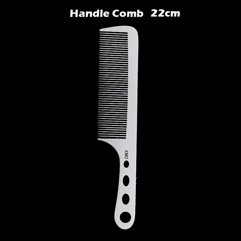 Brainbow 1PC Titanium Stalen Kam Professionele Salon Haar Kappers Antistatische Kappers Kam Ultra Dunne Haarborstel voor Mannen: Black