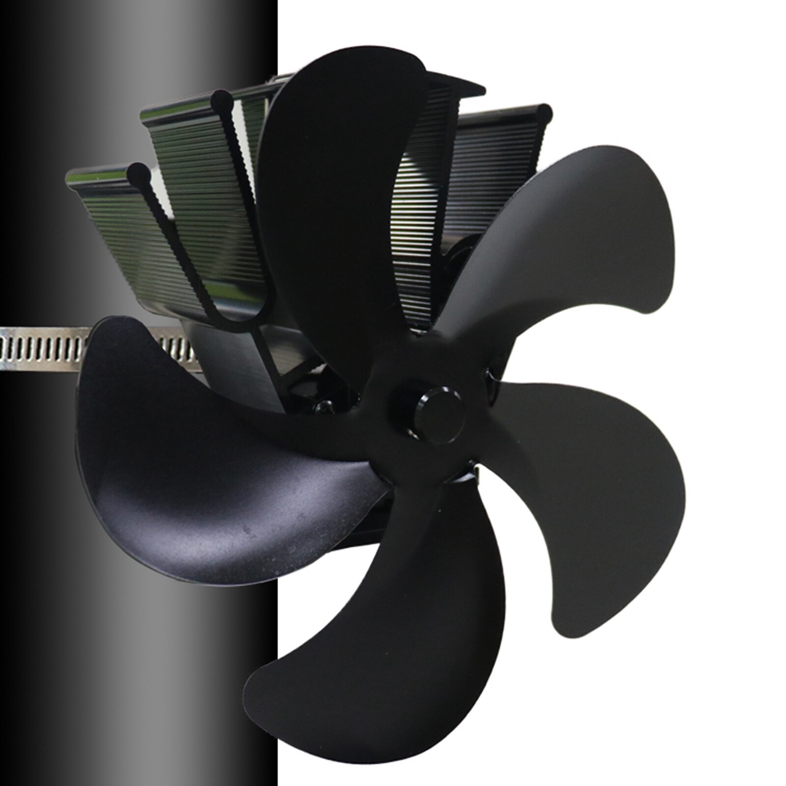 Heat Powered Stove Fan Fireplace Fan Home Efficient Heat Distribution