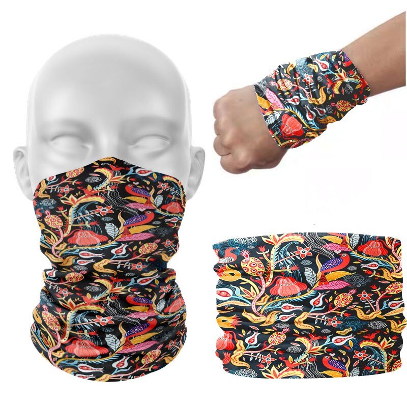 Bufanda deportiva de estilo japonés para mujer, pañuelo de compresión a prueba de viento para la cabeza, Perfecto para escalada, pesca y cuello