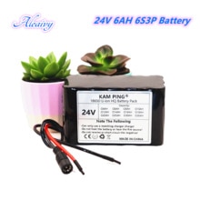 24V 6Ah 6S3P 18650 Battery Lithium Battery 25.2v 6000mAh Electric Bicycle Moped /Electric/Li ion Battery Pack