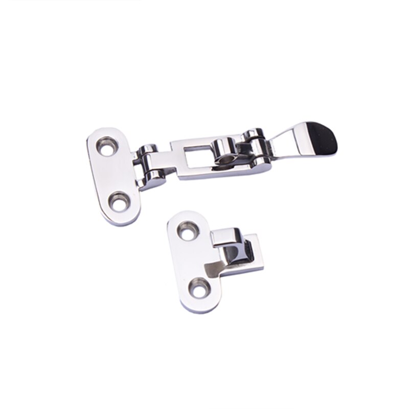 2X Boat Locker Hatch Anti Rattle Latch Fastener 316 Stainless Steel 4-3/8" Globa