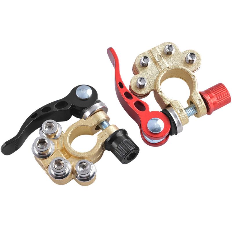 2pcs Battery Terminals Connectors Clamps Caravan Quick Release Car Van Multiple Interface Terminals Wire Connection Clips