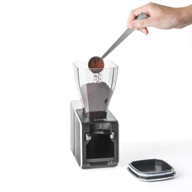 Halvautomatisk kaffefyldningsmaskine keurig k kop matchende opbevaring og påfyldning