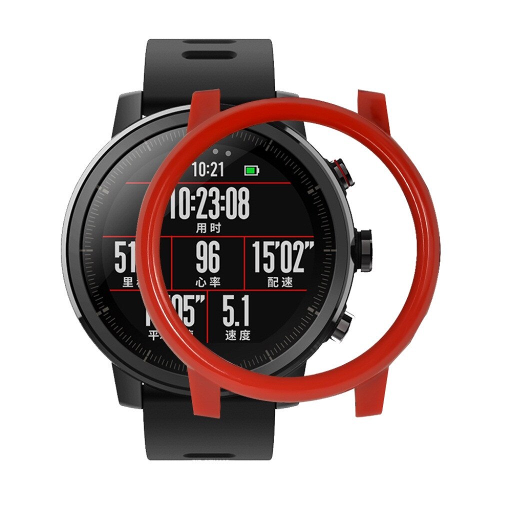 Película protectora completa de cerámica suave para reloj Xiaomi Huami AMAZFIT 2/2S, Protector de pantalla de reloj Stratos, funda de PC, Accesorios inteligentes