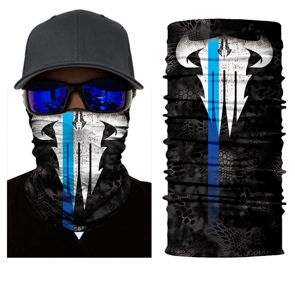 Máscara facial de pasamontañas de Motocross de JAER, gorro de secado rápido de calavera 3D para bicicleta, gorras deportivas, máscara facial lavable para motocicleta: Model 5