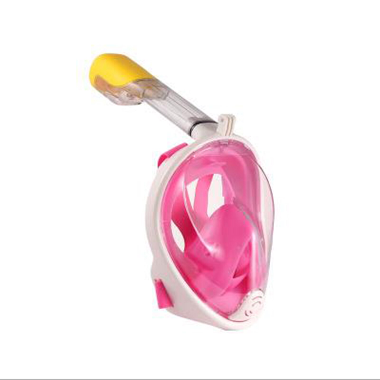 neue Heiße Volle Gesicht Schnorcheln Anti-Nebel Gesicht Protector Unterwasser Tauchen Gesicht Maske Für Erwachsene Schnorchel Schwimmen Maske set: Pink / S/m