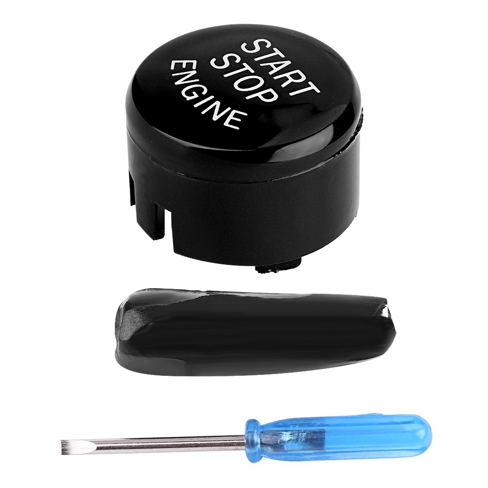 Motor start stopp bryter deksel for bmw  f26 f16 f15 f25 f48 x1 x3 x4 x5 x6 uten av-knapp bytt lokket: Svart