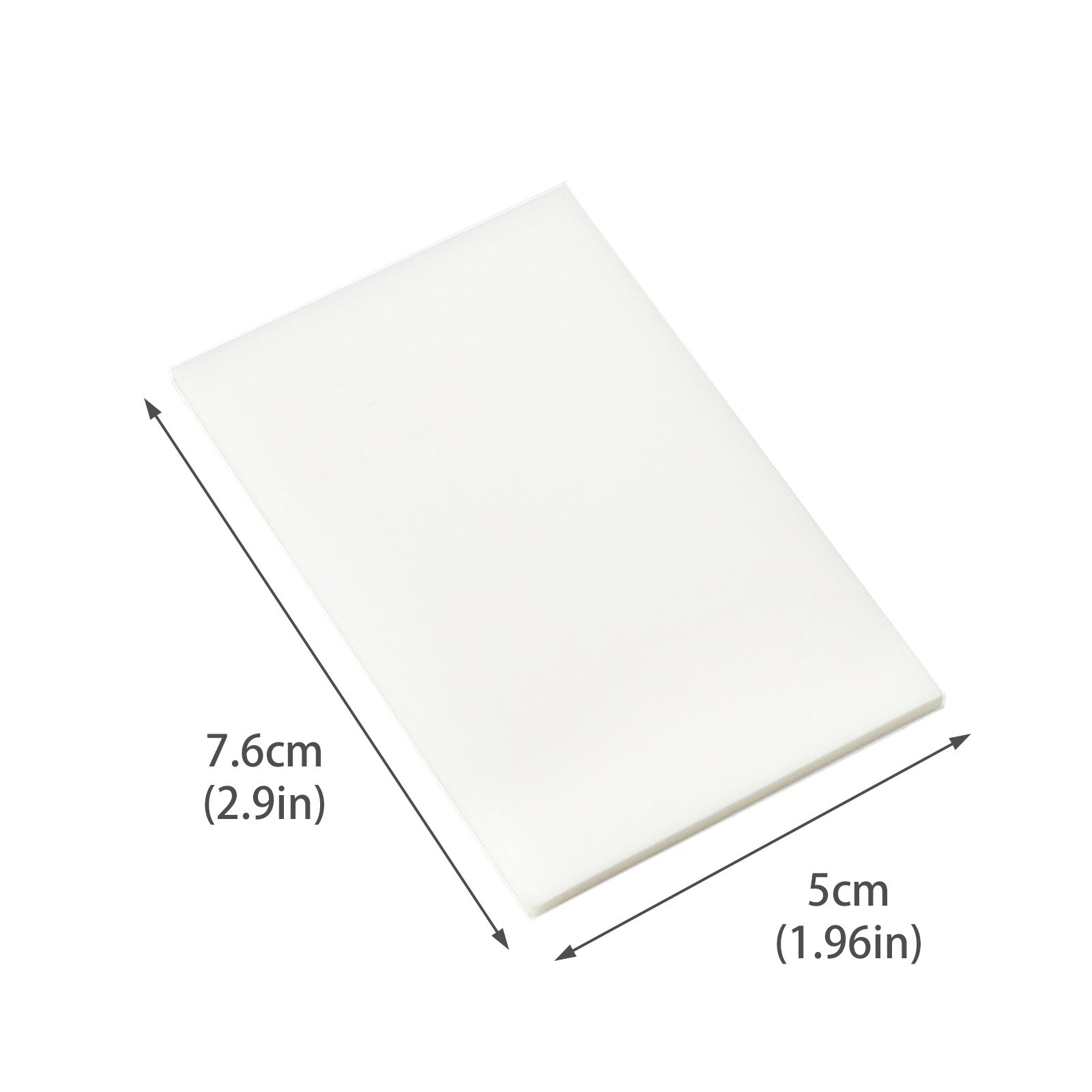 50 Sheets/Pack Transparent Self-Stick Notes Waterproof Sticky Note Daily List Paper School Office Stationery Supplies
