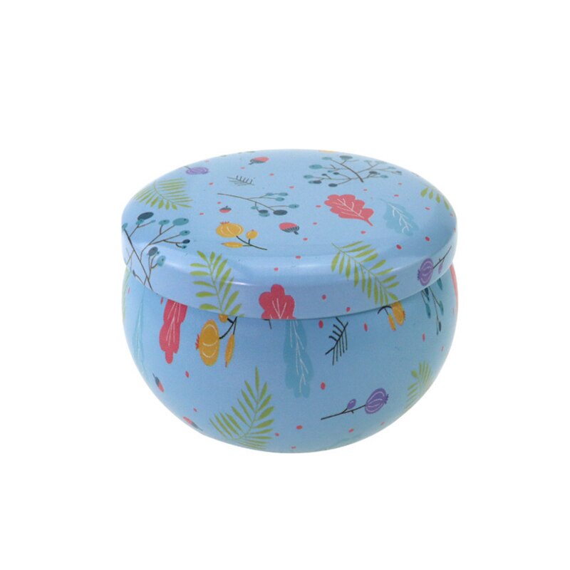 10 stuks mini blikken doosjes voor kaarsen, balsem, ronde lege potten voor sieraden, cosmetica, make-upcrème, haarwax, doosje: Stijl -10