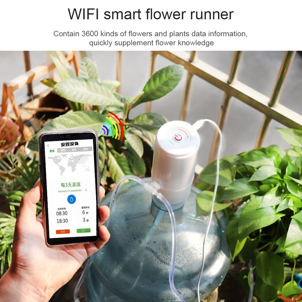 2020New WIFI Control Intelligent Automatic Drip System Garden Remote APP Control Irrigation System Garden Plant Water Pump Timer