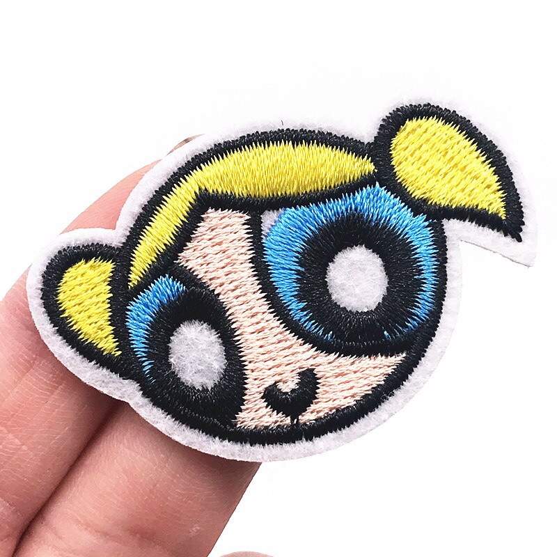 10 Stuks Cartoon Power Meisjes Naaien Levert Ijzer Op Kleding Applique Patch Diy Kleding Accessoires Borduurwerk Patches: Antique Copper