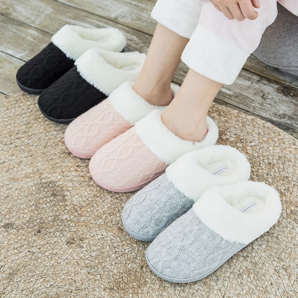 Winter heren pantoffels binnen naaien suède warm thuis zachte pantoffel korte pluche heren casual schoenen antislip liefhebbers pantoffels dames slide