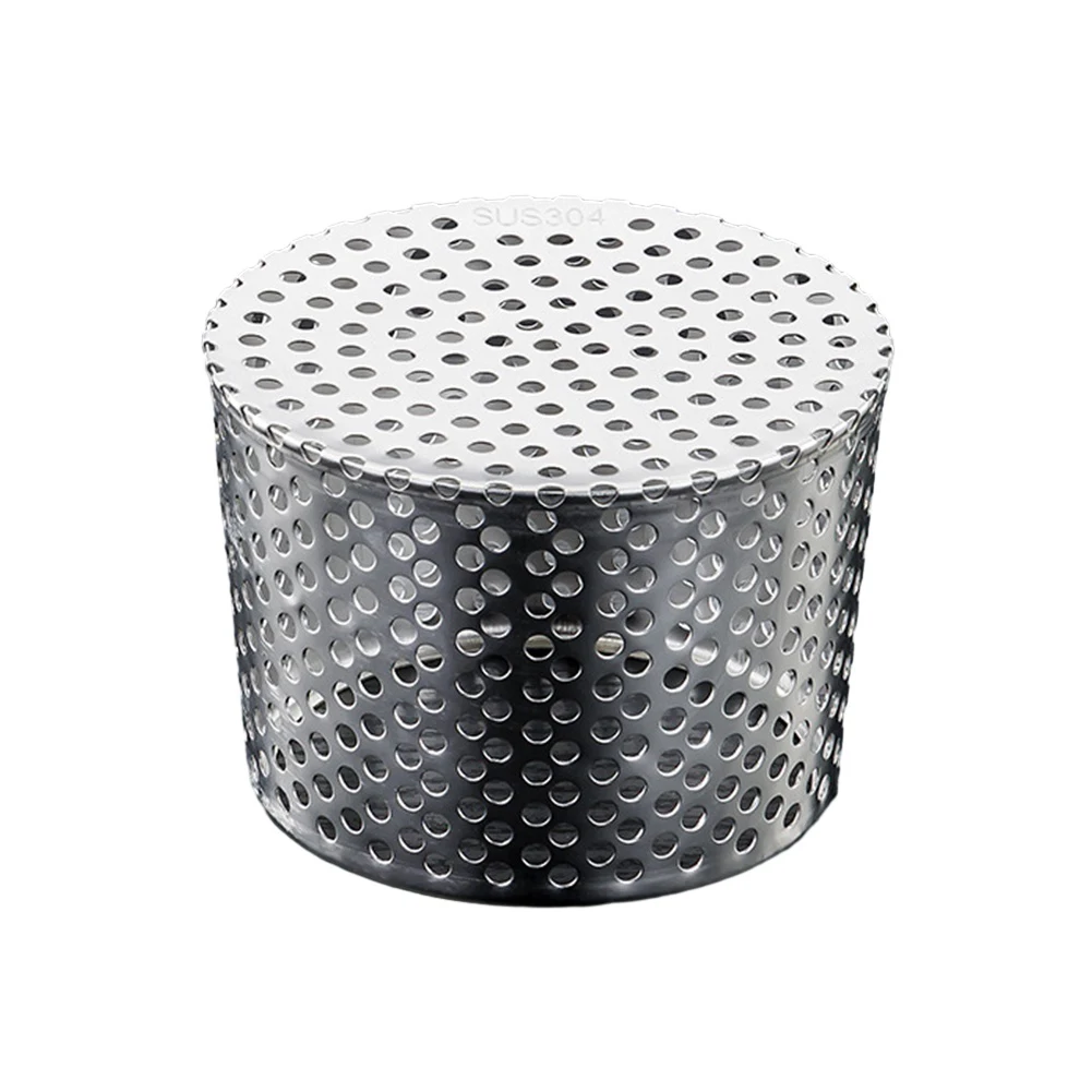 Drainage Cover Floor Drain Wall Insert Anti-blocking For Rooftop Balcony Outdoor Rain Bucket 50-200mm Practical: light green
