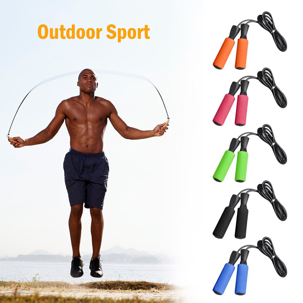 Aerobic Exercise Boxing Skipping Jump Rope Adjustable Bearing Speed Fitness Sport Exercise Home Shaping Body#P30