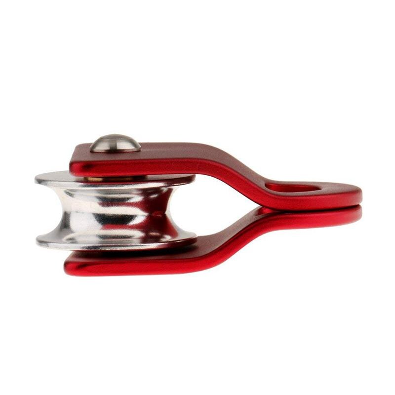 thumbnail interactive-video image 1 of 26KN UIAA Certified Climbing Pulley - Aluminium Alloy Swivel Block For 12mm Rope Rescue 1 of 11