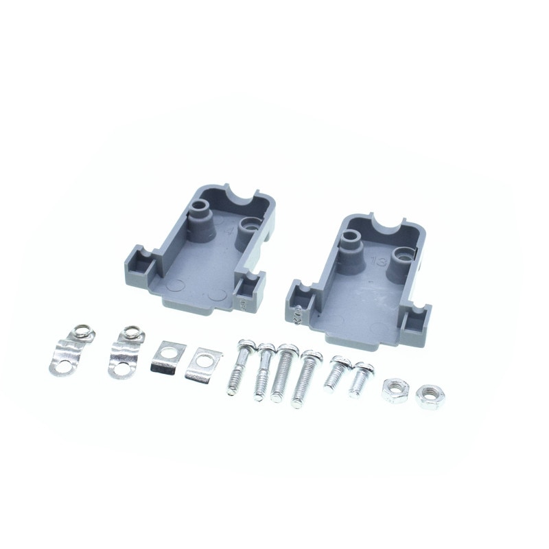 RS232 Serial Port Anschlüsse DB9 Weiblich Männlich Buchse Shell Kunststoff Stecker Stecker 9pin COM Buchse Adapter
