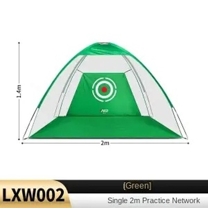 Pgm Indoor Golflessen Golf Swing Trainer Golf Driving Range Twee-Kleur Golf Tent Netto: 3M green