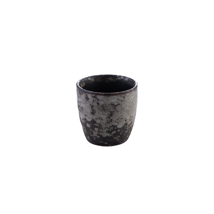 CHANSHOVA-taza de café de cerámica de alta temperatura, taza de porcelana de 145ml, horno chino retro hecho a mano, cambio de textura, H002: 5
